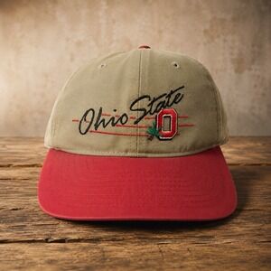 Vintage Ohio State Buckeyes Hat Cap Snap Back Mens One Size NCAA Football Rage